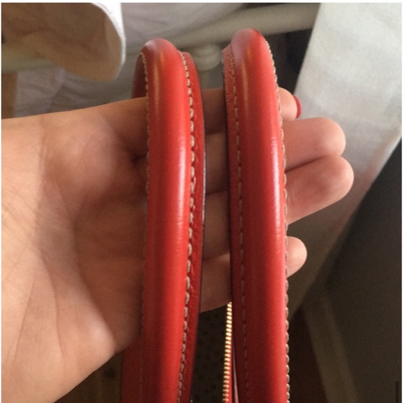 Kate Spade large red handbag - Picture 6 of 8